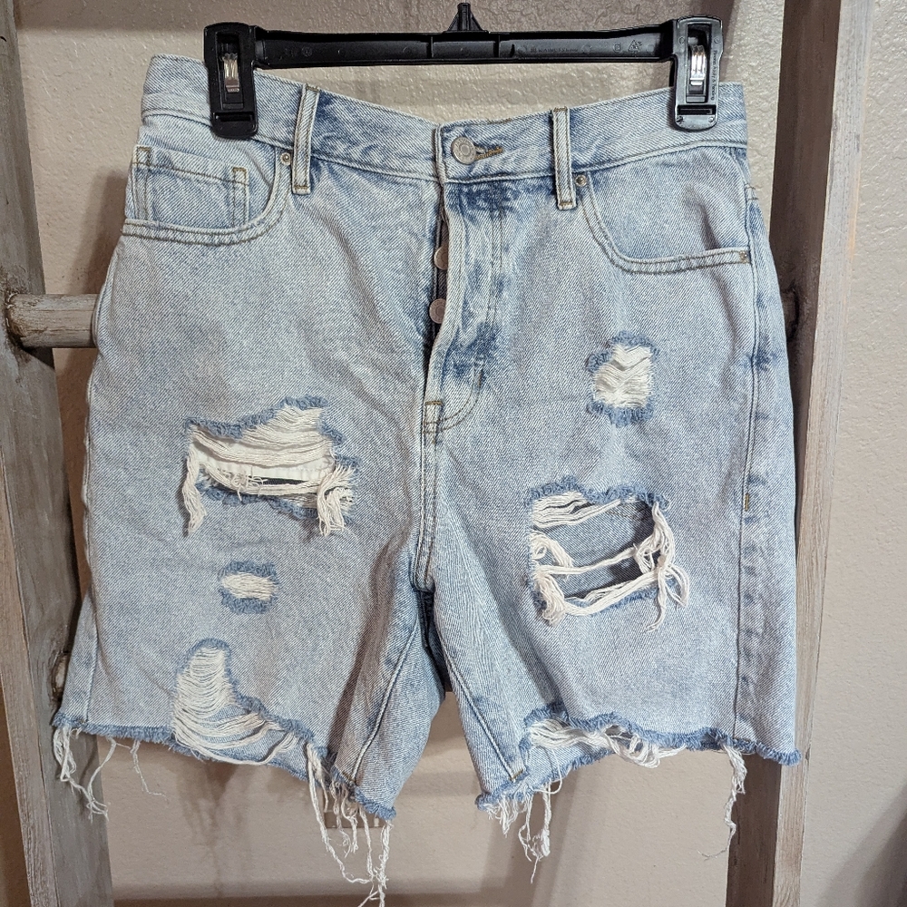 PacSun Light Blue Denim Shorts